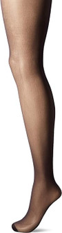 Control Top Panty Hose, Black, B - 1 Pkg