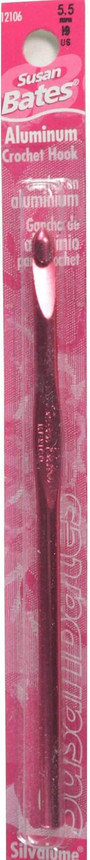 5 1/2\" Silvalume Crochet Hook, 5.5Mm, I9 - 1 Pkg