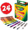 Crayola Crayons, Assorted, 24Ct. - 1 Pkg
