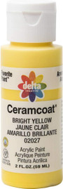 Ceramcoat Acrylic Paint, Bright Yellow, 2 oz - 1 Pkg