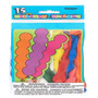 Squiggly Balloons, Asst, 15 Ct - 1 Pkg