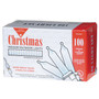 Indoor/Outdoor Light Set, White/Clear, 100 Lights - 1 Set