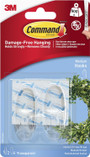 Command Adhesive Medium Hook, Clear, Medium - 1 Pkg