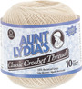 Aunt Lydia's Crochet Thread, Natural, 1000 Yd. - 3 Pkgs
