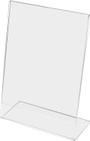 Bent Acrylic Vertical Frame, Clear, 3.5X5\" - 1 Pkg