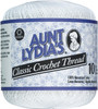 Aunt Lydia's Classic Crochet Thread, White, 400 Yds. - 3 Pkgs