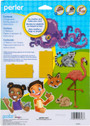 Fun Fusion Large Interlocking Square Pegboards, Perler Bead, Asst. 2 Ct - 1 Pkg