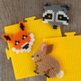 Fun Fusion Large Interlocking Square Pegboards, Perler Bead, Asst. 2 Ct - 1 Pkg