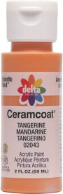 Ceramcoat Acrylic Paint, Tangerine, 2 oz - 1 Pkg