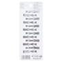 Oval Painted Hair Clippies, Asst, 12 Ct - 1 Pkg