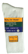 Men's Therapeutic Sock, White - 1 Pkg