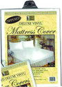 Vinyl Mattress Covers-Fitted Queen, Vinyl, Queen - 1 Pkg