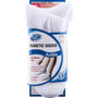 Premier Value Seamless Toe Diabetic Ankle Socks- White Lg - 2pk
