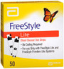 FreeStyle Lite Blood Glucose Test Strips - 50 ct