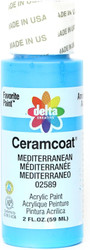 Ceramcoat Acrylic Paint, Mediterranean, 2 oz - 1 Pkg