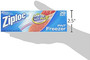 Ziploc Freezer Bags, Blue, 20 Ct - 1 Pkg