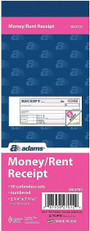 Money/Rent Receipt Book, 2x7.25\"