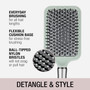 Conair Velvet Touch Paddle Hair Brush - Each