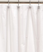 Deluxe Vinyl Shower Curtain White, White, 70\"X72\" - 1 Pkg
