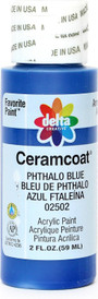 Ceramcoat Acrylic Paint, Phthalo Blue, 2 oz - 1 Pkg
