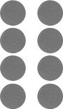 Ceramic Disc Magnets, Black, 3/4\" Dia - 1 Pkg
