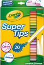 Crayola Super Tip Markers, Assorted - 20 ct