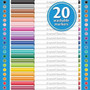 Crayola Super Tip Markers, Assorted - 20 ct