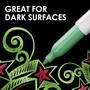 Sharpie Metallic Silver Permanent Marker, Silver, 2Ct. - 1 Pkg