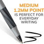 Round Stic Grip Pen, Black, Medium - 1 Pkg