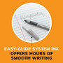 Round Stic Grip Pen, Black, Medium - 1 Pkg