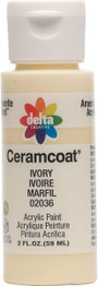 Ceramcoat Acrylic Paint, Ivory, 2 oz - 1 Pkg