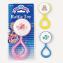 Printed Rattle W/Handle, Toy, Asst - 1 Pkg