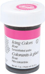 Paste Food Colors, Cake Decorating, Rose, 1 oz - 1 Pkg