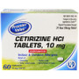 Premier Value Cetirizine 10Mg Tablets - 60ct