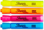 Major Accent Highlighter, Assorted, 4Pk. - 1 Pkg