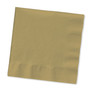 Solid Color Beverage Napkin, Glittering Gold, 50 Ct - 1 Pkg