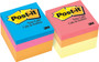 Post-It Note Cube, Ultra Collection-Flo, 2X2\"