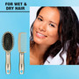 Conair Fusion Mid Size Cushion Hair Brush & Comb, 2 Pc