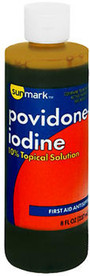 Sunmark Povidone-Iodine 10% Topical Solution - 8 oz