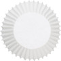 Jumbo Muffin Baking Cups, White, 2 1/4\" Dia - 1 Pkg