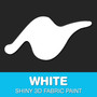 Scribbles Dimensional Fabric Paint, White, 1 oz - 1 Pkg