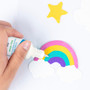 Scribbles Dimensional Fabric Paint, White, 1 oz - 1 Pkg