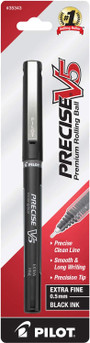 Rolling Ball Pen, Black, Extra Fine - 1 Pkg