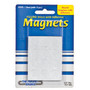 Round Flexible Disc Magnets, Black, 1/2\" - 1 Pkg