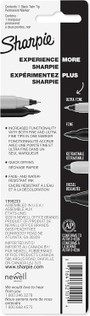 Sharpie Twin Tip Marker, Black, 1Ct. - 1 Pkg