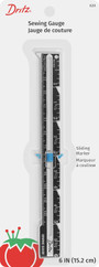 Sewing & Knitting Gauge, 6\" - 1 Pkg