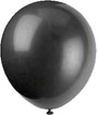 Balloon, Jet Black, 12\" - 1 Pkg