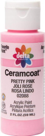 Ceramcoat Acrylic Paint, Pretty Pink, 2 oz - 1 Pkg