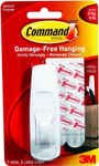Command Adhesive Utility Hooks, White, Large - 1 Pkg