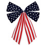 Patriotic Stars And Stripes Bow, Red/White/Blue, 14X18\" - 1 Pkg